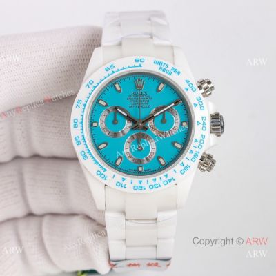 CS Factory Swiss AET Remould Rolex Daytona White Ceramic 40mm Watch 7750 Movement